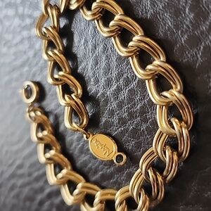 VTG Napier Gold Chain Bracelet
